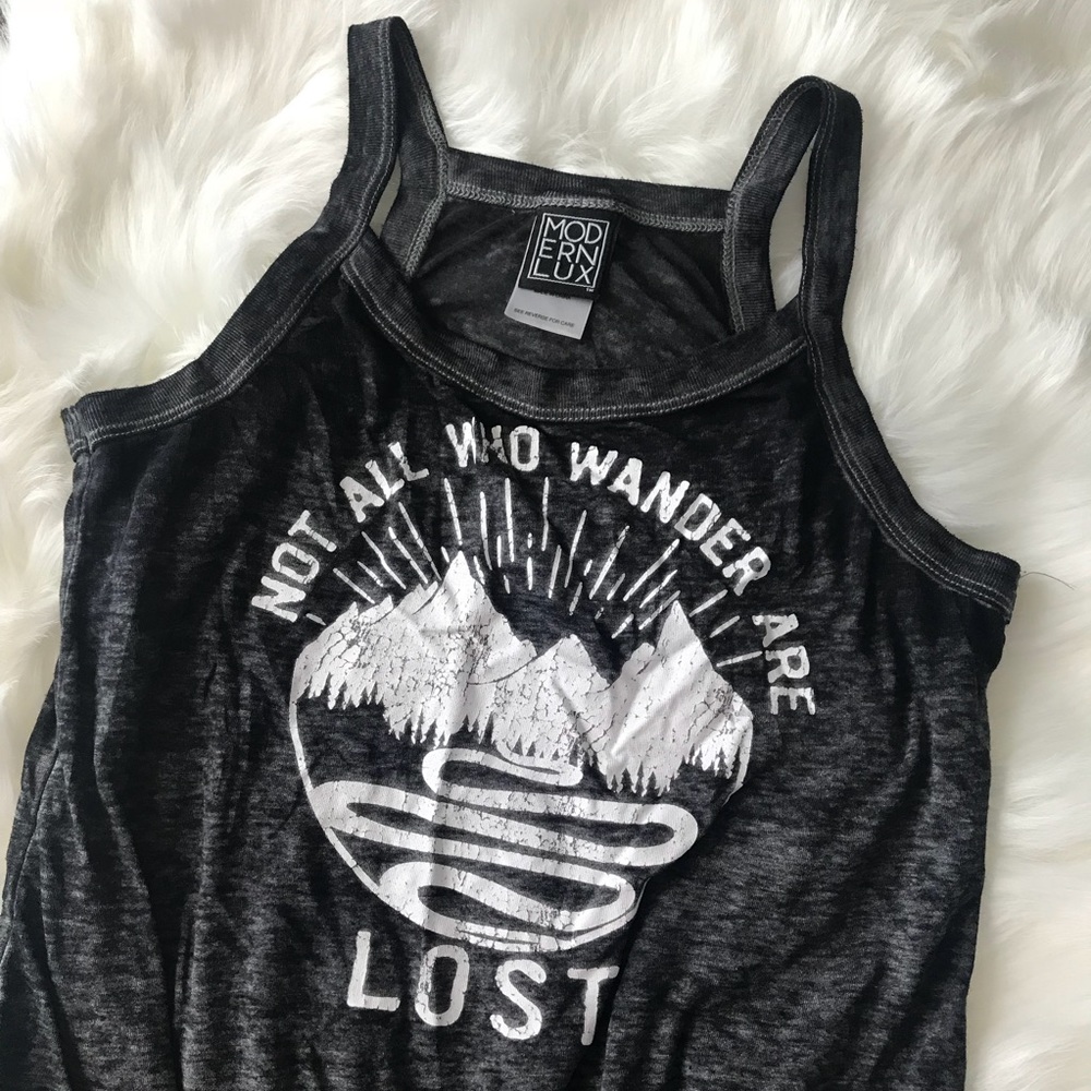 Black Grey Wanderer Tank